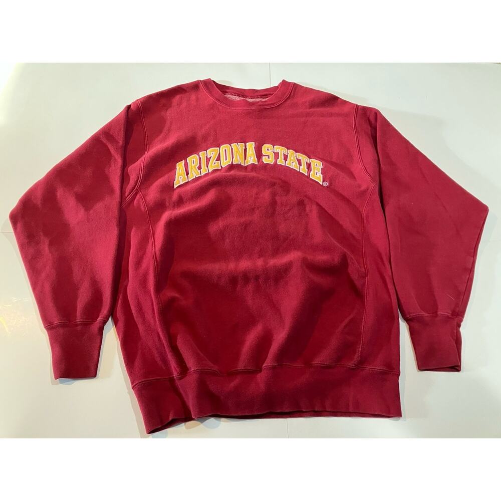 Arizona State University 90s Sweatshirt Mens XL Red ASU Sun Devils College